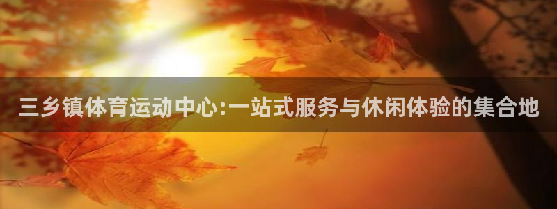 3377体育是正规平台吗：三乡镇体育运动中心:一站式服务与休闲体验的集合地